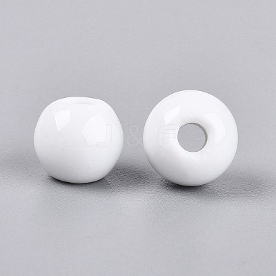 Vintage Handmade Porcelain Beads PORC-Q006-13A-39-1
