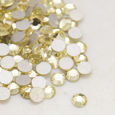 Glass Flat Back Rhinestone RGLA-C002-SS16-213-1