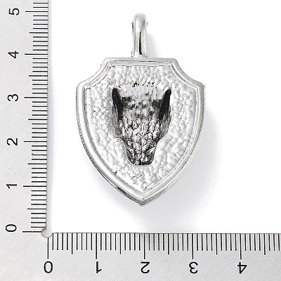 Alloy Rhinestone Pendants ALRI-S001-05-1