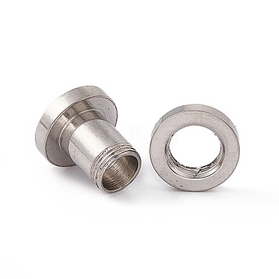 Non-Tarnish 304 Stainless Steel Ear Plugs Gauges EJEW-G317-01G-P-1
