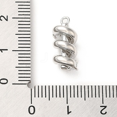 Brass Micro Pave Cubic Zirconia Pendants ZIRC-P113-01P-1