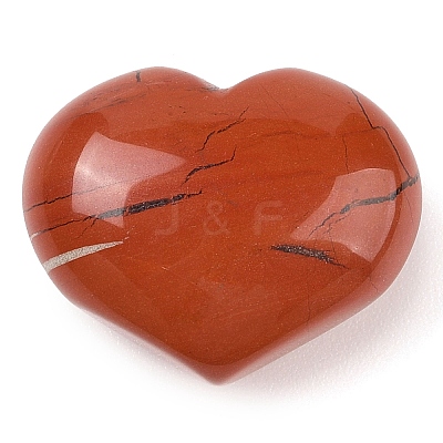Natural Red Jasper Love Heart Stone G-I367-02A-1