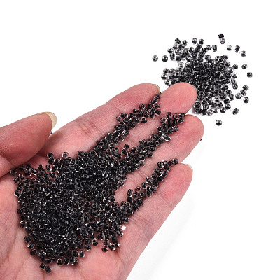 Glow in the Dark Luminous Transparent 8/0 Glass Seed Beads SEED-YWC0001-01A-1