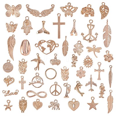 47Pcs Alloy Pendants JX215A-1