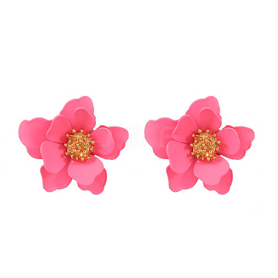 Acrylic Stud Earrings WH-WGDDCF2-02-1