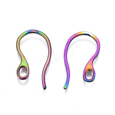 304 Stainless Steel Earring Hooks STAS-N098-007-1