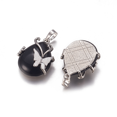 Natural & Synthetic Mixed Stone Pendants G-K296-B-1