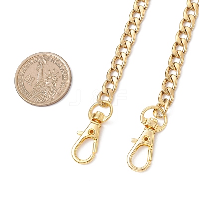 304 Stainless Steel Curb Chain Purse Chains AJEW-BA00160-02-1