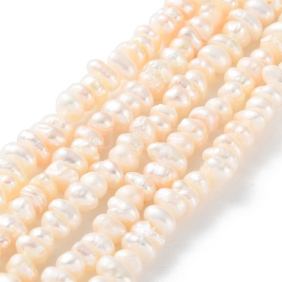 Natural Cultured Freshwater Pearl Beads Strands PEAR-I007-02O-01-1