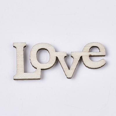 Valentine's Day Theme Laser Cut Wood Shapes WOOD-T011-41-1
