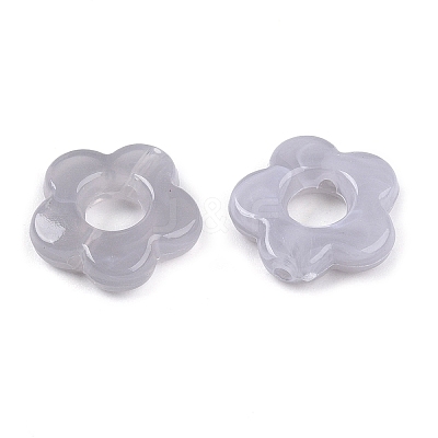 Gradient Color Transparent Acrylic Beads OACR-N137-49O-1