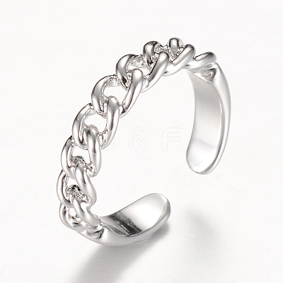 Brass Cuff Finger Rings LS-RJEW-T001-15P-1