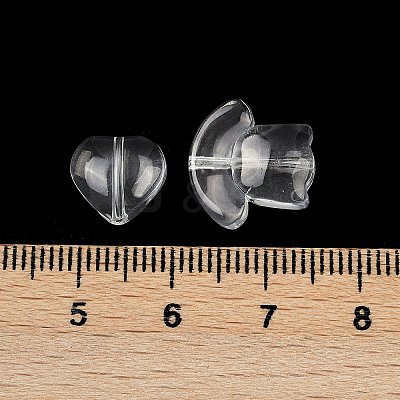 Gradient Color Transparent Glass Beads GLAA-B026-01A-1