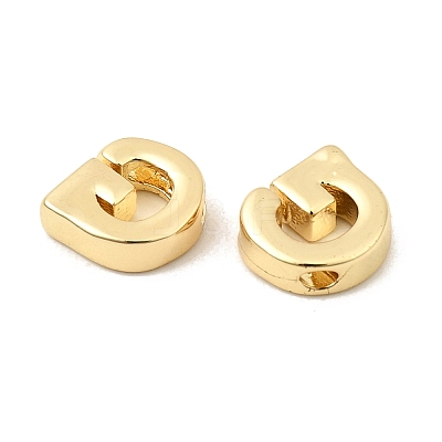 Brass Charms ZIRC-I037-01G-G-1-1