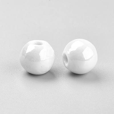 Handmade Porcelain Beads PORC-D001-12mm-04-1