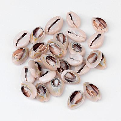 Natural Cowrie Shell Beads X-BSHE-S053-1