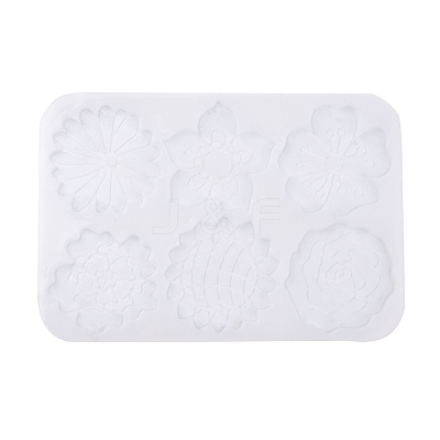 DIY Silicone Flower Pendant Molds X1-AJEW-M228-01-1