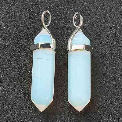 Opalite Pointed Pendants G-M378-01P-A24-1