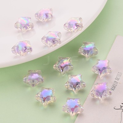 Transparent Acrylic Beads TACR-S152-02D-SS2114-1