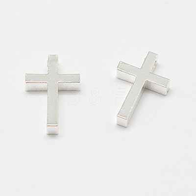 Brass Tiny Cross Charms LS-KK-F718-08P-1