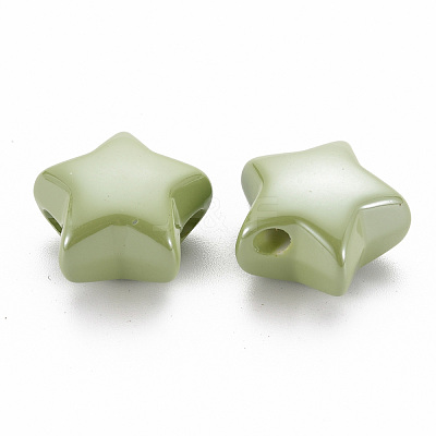 Opaque Acrylic Beads MACR-S372-02B-83-1