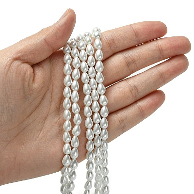Glass Pearl teardrop HY-O001-B-02-1