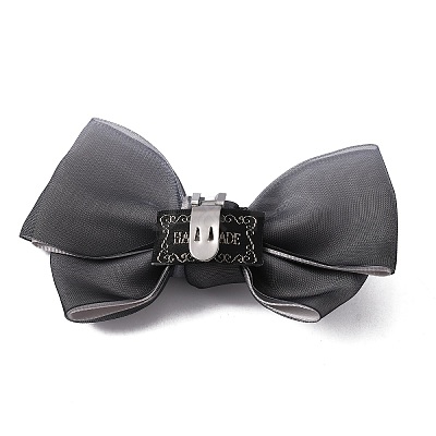 Polyester Bowknot Shoe Decorations AJEW-WH0323-25A-1