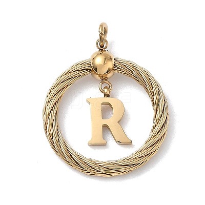 304 Stainless Steel Pendants STAS-D154-01R-G-1
