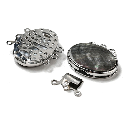 Black Lip Shell Box Clasp G-C104-02F-P-1