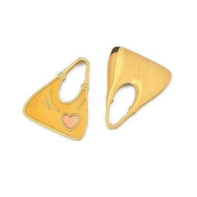 304 Stainless Steel Pendants STAS-D215-02G-02-1