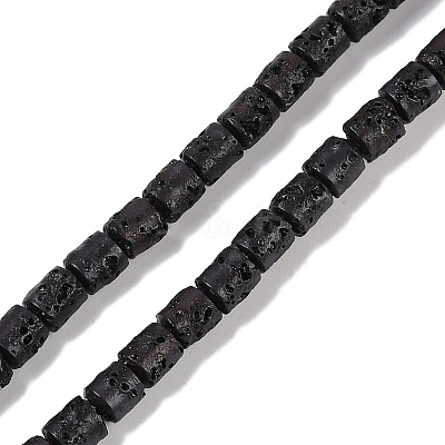 Natural Lava Rock Beads Strands G-A234-E02-03-1