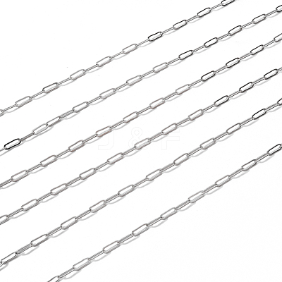 Brass Paperclip Chains CHC-T008-07P-1