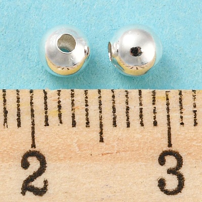 Brass Smooth Round Beads EC400-2S-1