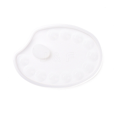 DIY Painting Palette Silicone Molds DIY-K058-07-1