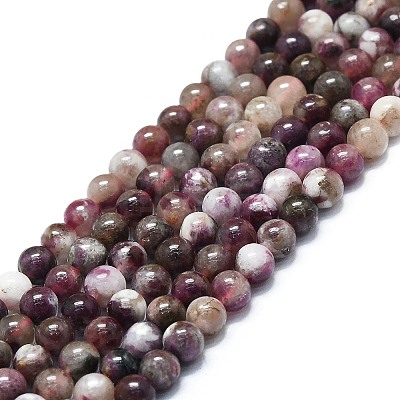 Natural Plum Blossom Tourmaline Beads Strands G-K245-A08-01-1