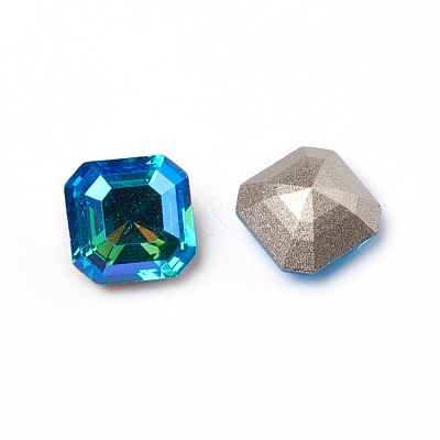 Glass Rhinestone Cabochons RGLA-I002-C01-SI-1