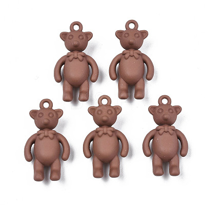 Rack Plating Spray Painted Alloy Pendants PALLOY-N172-001-02-1