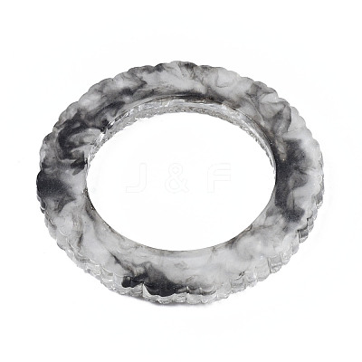 Two Tone Transparent Resin Decoden Cabochons CRES-S302-37-1