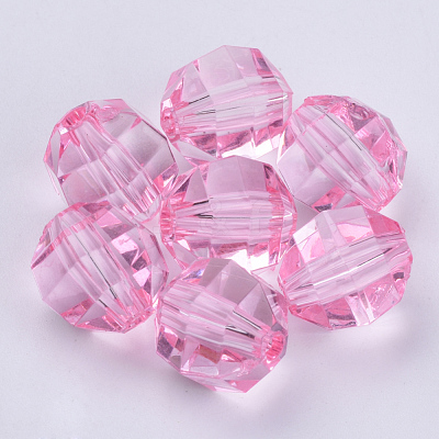 Transparent Acrylic Beads TACR-Q256-10mm-V03-1