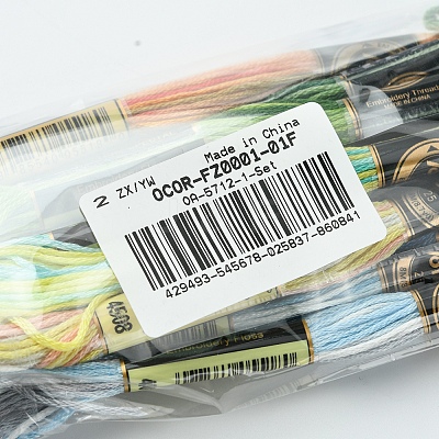 6-Ply Polyester Embroidery Floss OCOR-FZ0001-01F-1