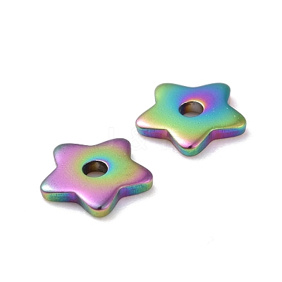 Rainbow Color Ion Plating(IP) 304 Stainless Steel Beads STAS-D185-02M-01-1
