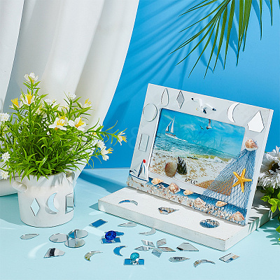 180Pcs 6 Styles Glass Mosaic Pieces DIY-OC0012-32-1