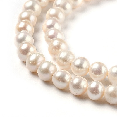Natural Cultured Freshwater Pearl Beads Strands PEAR-L033-16-02-1