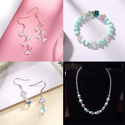 100Pcs Transparent Glass Beads GLAA-CJ0002-39-1