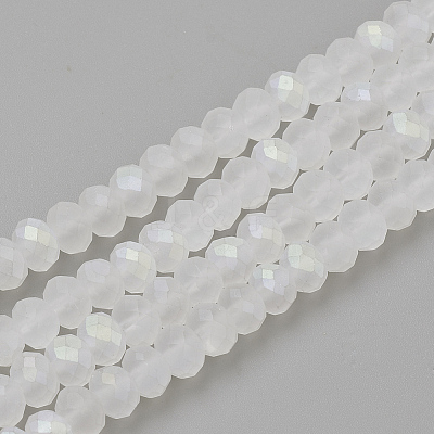 Electroplate Glass Beads Strands LS-EGLA-S141-6mm-01E-1