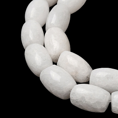 Natural Dyed White Jade Beads Strands G-M402-A01-11-1