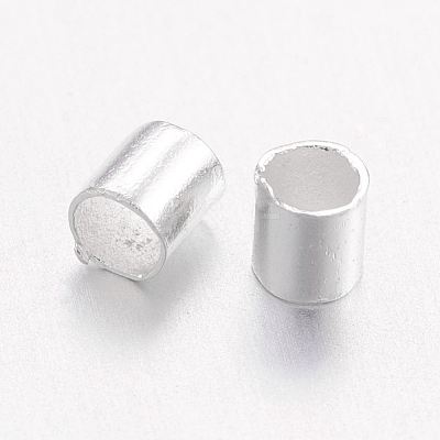 Brass Crimp Beads KK-L021-S-1
