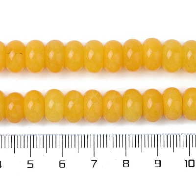 Dyed Natural White Jade Beads Strands G-G107-A15-01-1