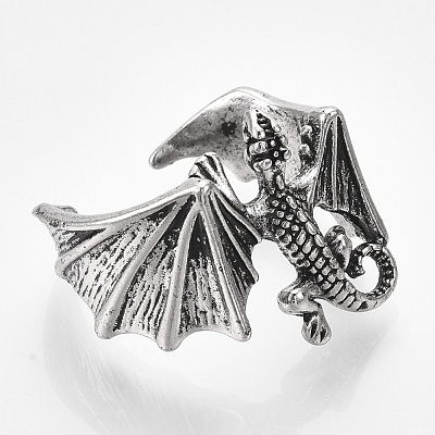 Alloy Cuff Finger Rings X-RJEW-T008-03-1