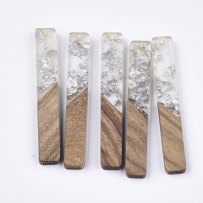 Resin & Walnut Wood Big Pendants RESI-S358-39I-1